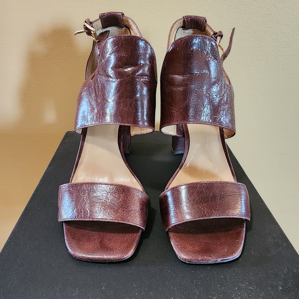 Banana Republic Blyss Block Heels - Brown - Size 8